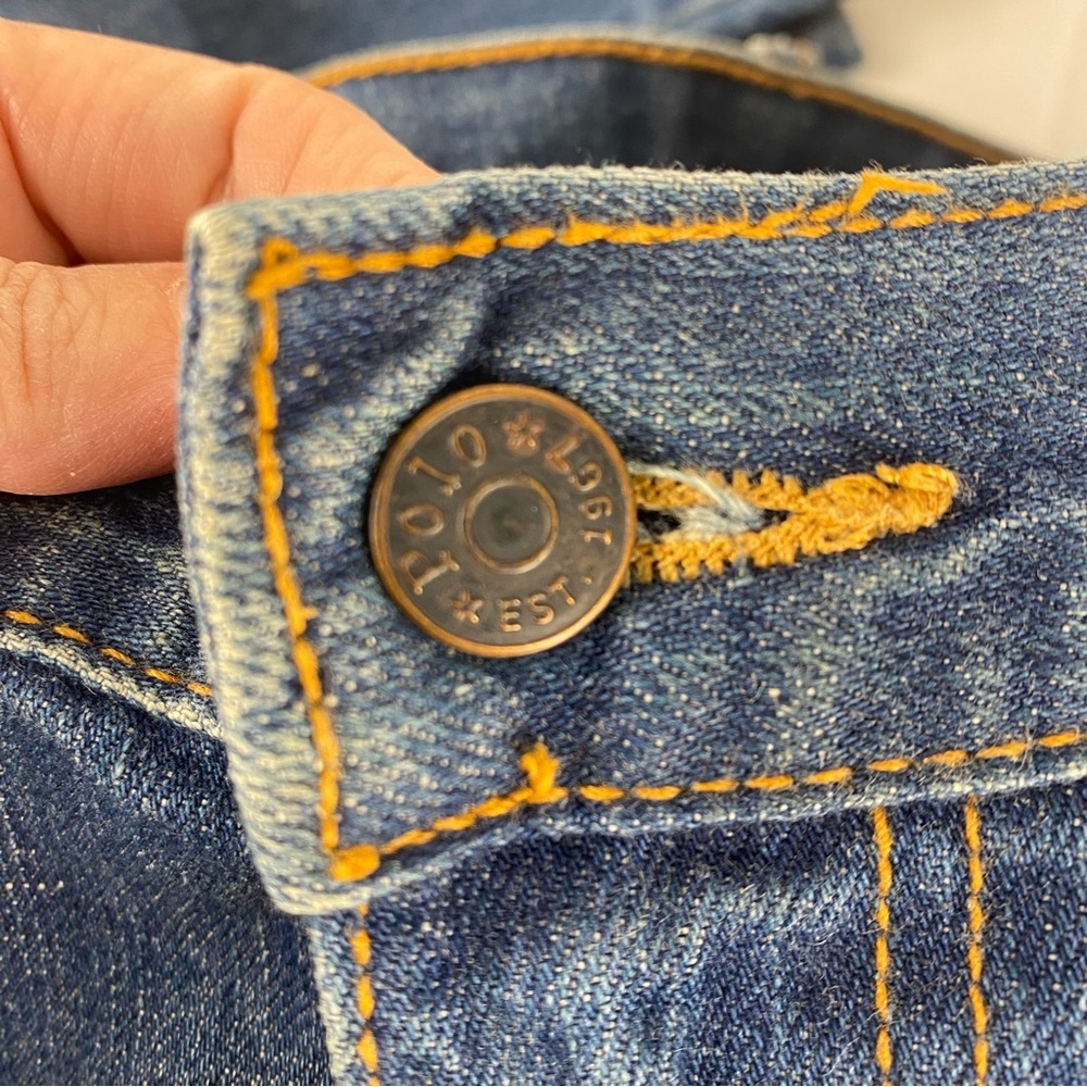 Vintage Polo Ralph Lauren 36x32 USA Made Straight Leg Jeans - Picture 6 of 8